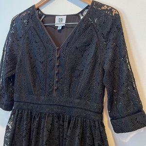 Vicky and Lucas black lace dress size large